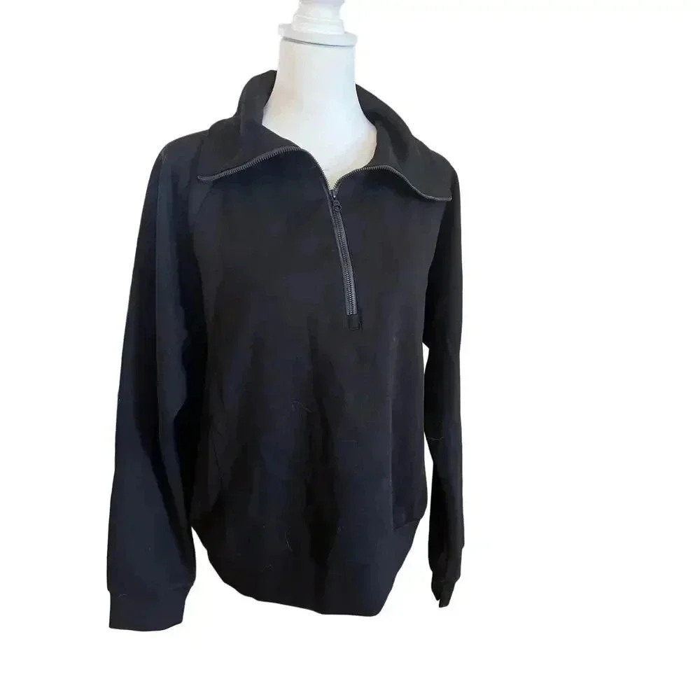 ANRABESS ATHLEAISURE 1/4 ZIP WORKOUT TOP WOMENS SIZE MEDIUM
